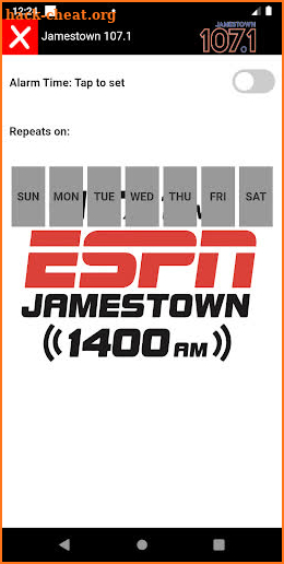 Jamestown 107.1 screenshot