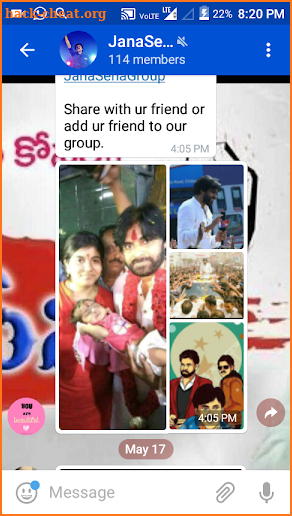 Janasena Messenger screenshot