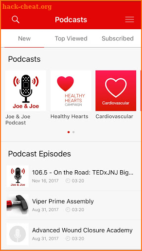 J&J Podcasts screenshot