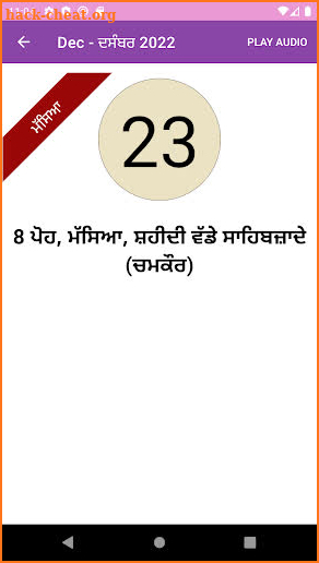 Jantri - ਜੰਤਰੀ  2022 screenshot