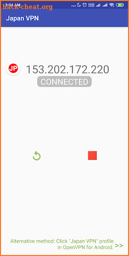 Japan VPN - Plugin for OpenVPN screenshot