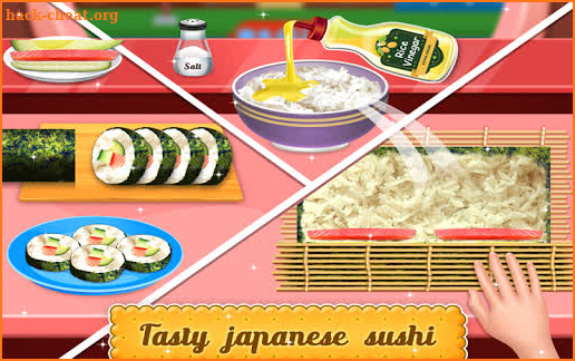 Japanese Food Restaurant - Food Cooking Game screenshot