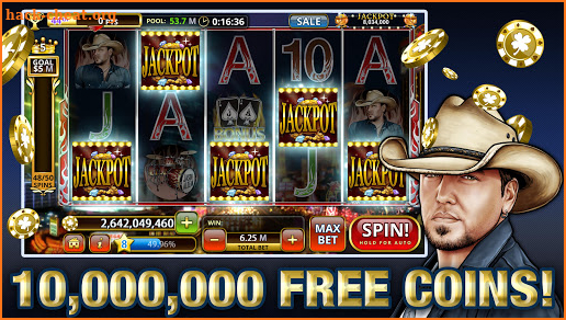 Jason Aldean Free Slot Games Casino! Free Slot App screenshot