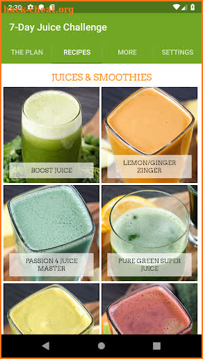 Jason’s 7-Day Juice Challenge screenshot