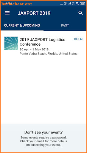 JAXPORT Conference screenshot