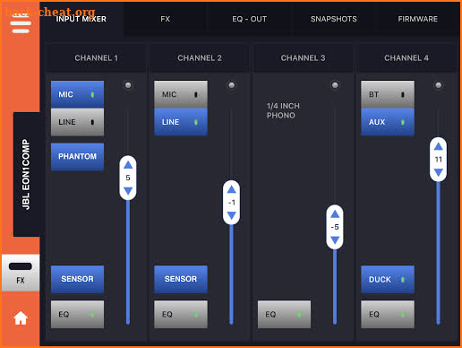 JBL Compact Connect screenshot