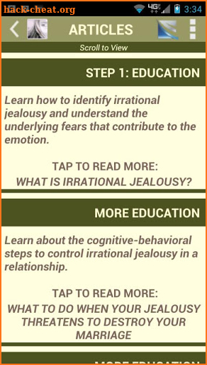 Jealousy Test & CBT Self-Help screenshot