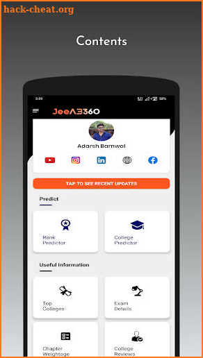 JeeAB360: Jee mains, IIT, College & Rank predictor screenshot