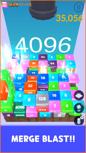 Jelly Cube Merge - Infinite merge block game screenshot