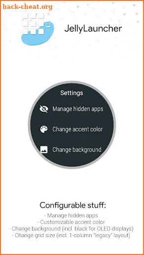 JellyLauncher - Custom launcher for Wear OS™ screenshot
