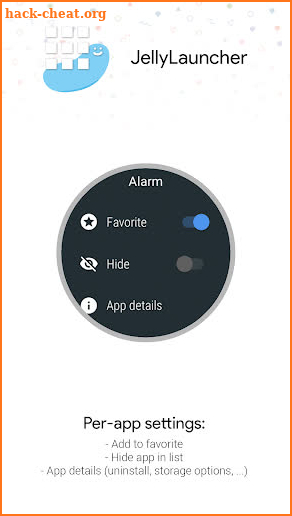 JellyLauncher - Custom launcher for Wear OS™ screenshot