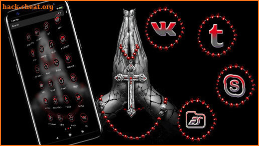 Jesus Cross Launcher Theme screenshot