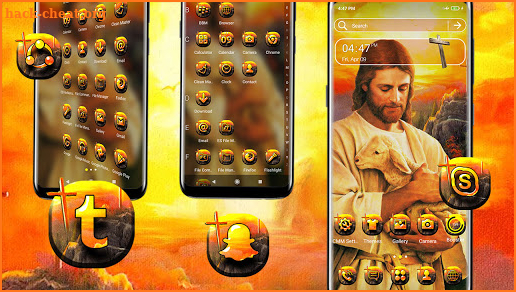 Jesus Launcher Theme screenshot