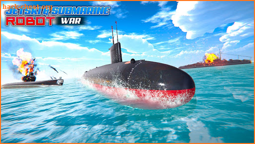 Jet Ski Robot Game: Submarine Robot Transformation screenshot