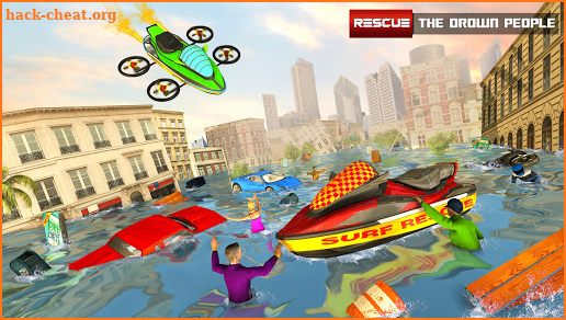 Jet Ski Robot Transform - Rescue Robot Games screenshot