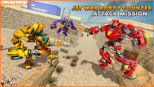 Jet War Robot Shooting : Robot Games screenshot