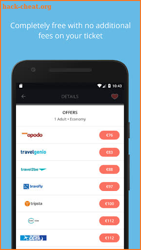 Jetcost - Cheap flights, Car Rental screenshot