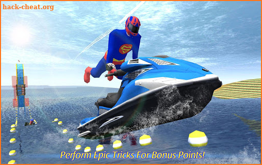 Jetski Water Racing: Superheroes League screenshot