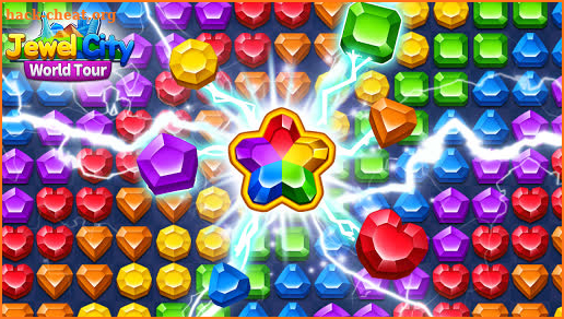 Jewel City : World Tour Match 3 Puzzle screenshot