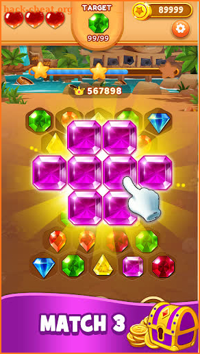 Jewels Crush Fever - Match 3 Jewel Blast screenshot