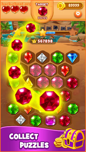 Jewels Crush Fever - Match 3 Jewel Blast screenshot