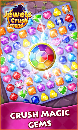 Jewels Crush Legend- Diamond & Gems Free Match 3 screenshot