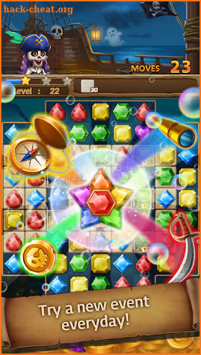 Jewels Ghost Ship: jewel games screenshot