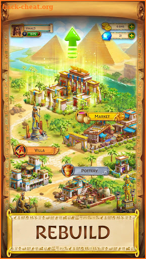 Jewels of Egypt: Match Game screenshot