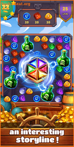 Jewels Pirate Fever screenshot