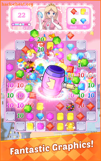 Jewels Princess Puzzle 2021 - Match 3 Puzzle screenshot