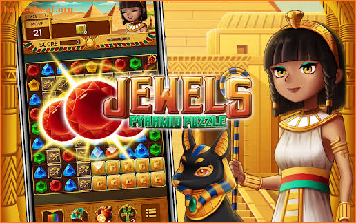 Jewels Pyramid Puzzle 2021 - Match 3 Puzzle screenshot