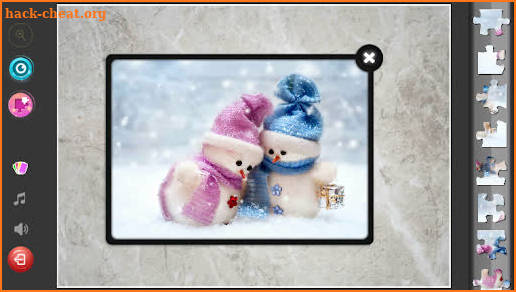 Jigsaw Game - Snowman Puzzle screenshot