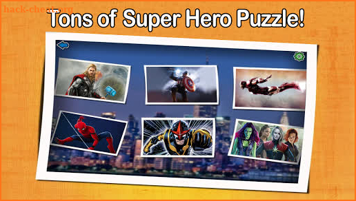 Jigsaw SuperHero Puzzle screenshot