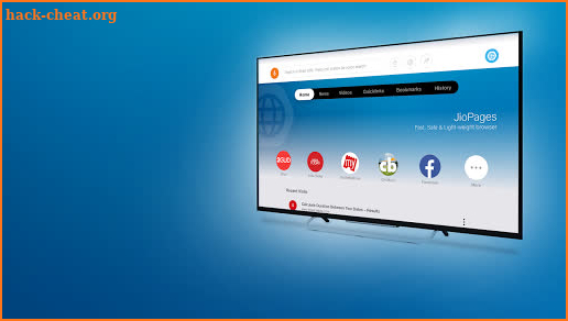 JioPagesTV - Safe and Fast Web Browser for TV screenshot