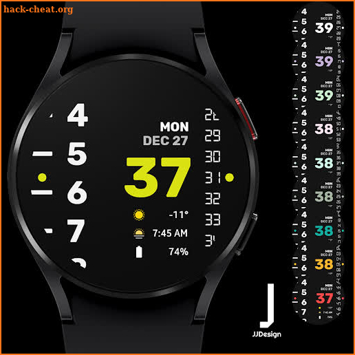 JJ-Digital009 Watch Face screenshot