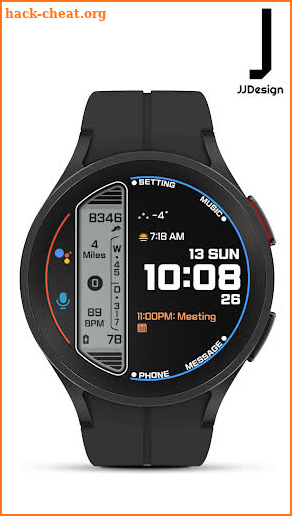 JJ-Digital018 Watch Face screenshot