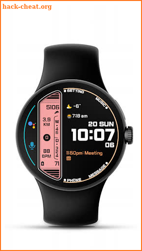 JJ-Digital018 Watch Face screenshot