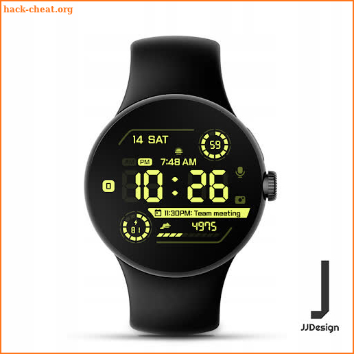 JJ-Digital022 Watch Face screenshot