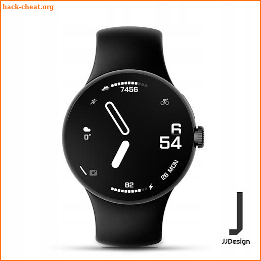 JJ-Hybrid005 Watch Face screenshot