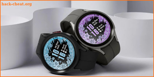 JK_17 Winter Snow WatchFace 3D screenshot