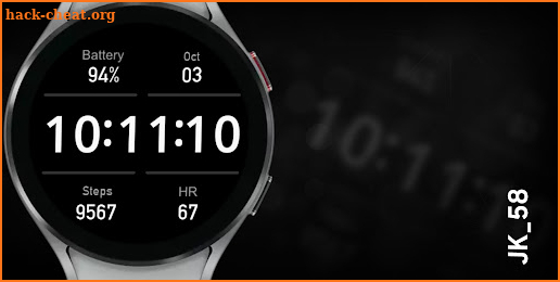 JK_58 Dashboard [Watch Face] screenshot