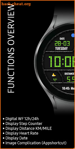 JK_59 Simple Digital WatchFace screenshot