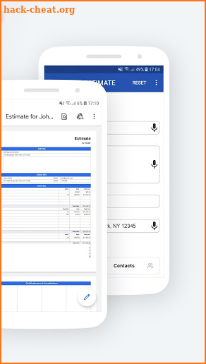 Job Estimator App screenshot