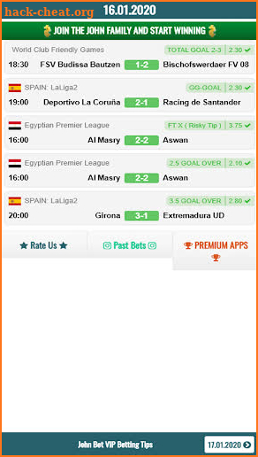 John Bet VIP Betting Tips screenshot