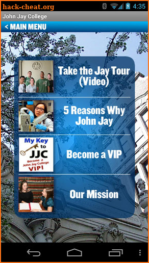 John Jay College - CUNY App screenshot