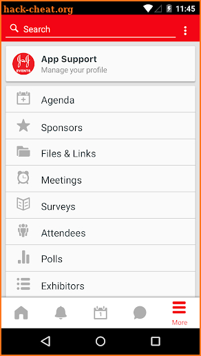 Johnson & Johnson Events screenshot