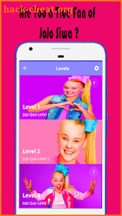 JoJo Quiz For JoJo siwa Fans 2018 screenshot