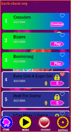 Jojo Siwa Game Piano Tiles screenshot