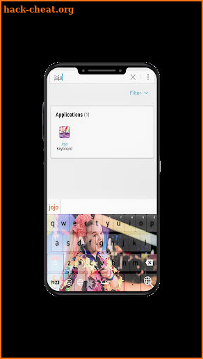 Jojo Siwa Theme Keyboard screenshot