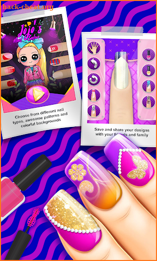 Jojo_siwa nail salon screenshot